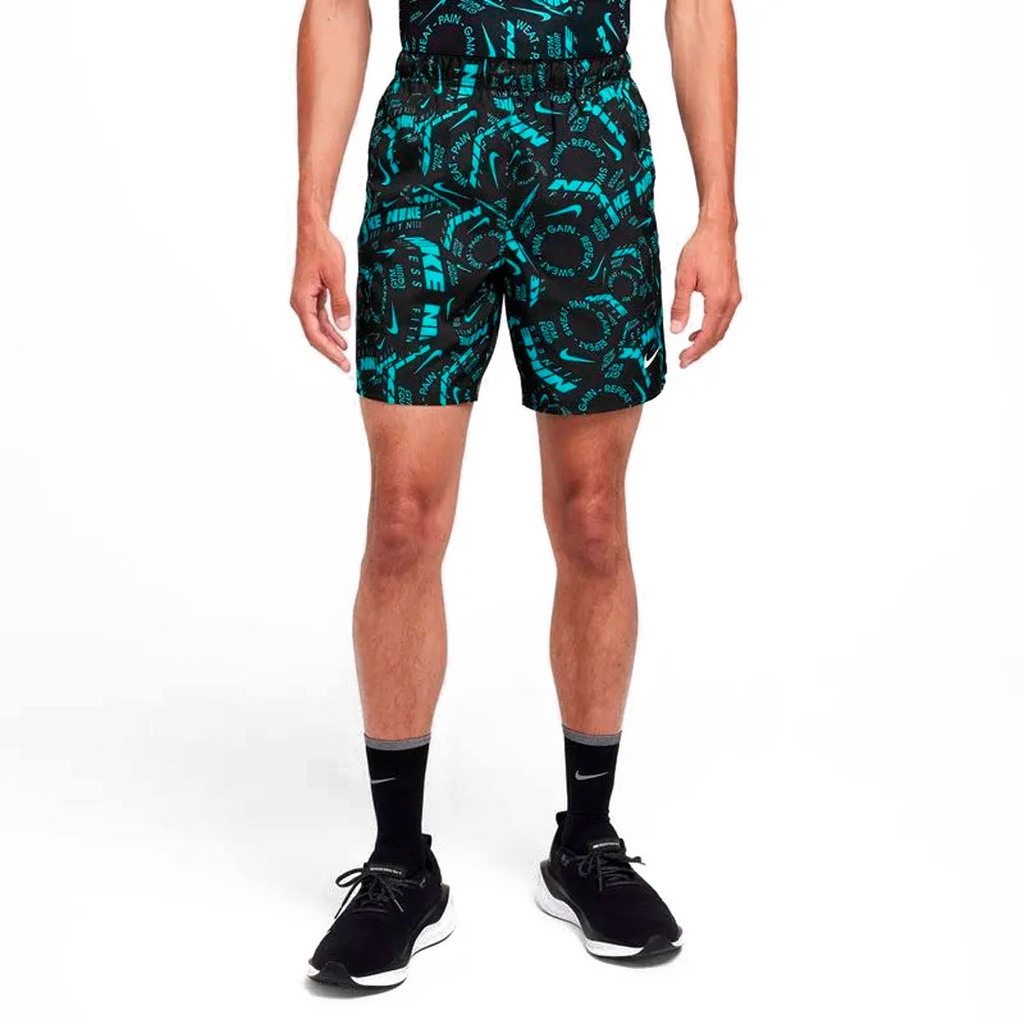 M NK DF CHALLENGER AOP 7IN SH